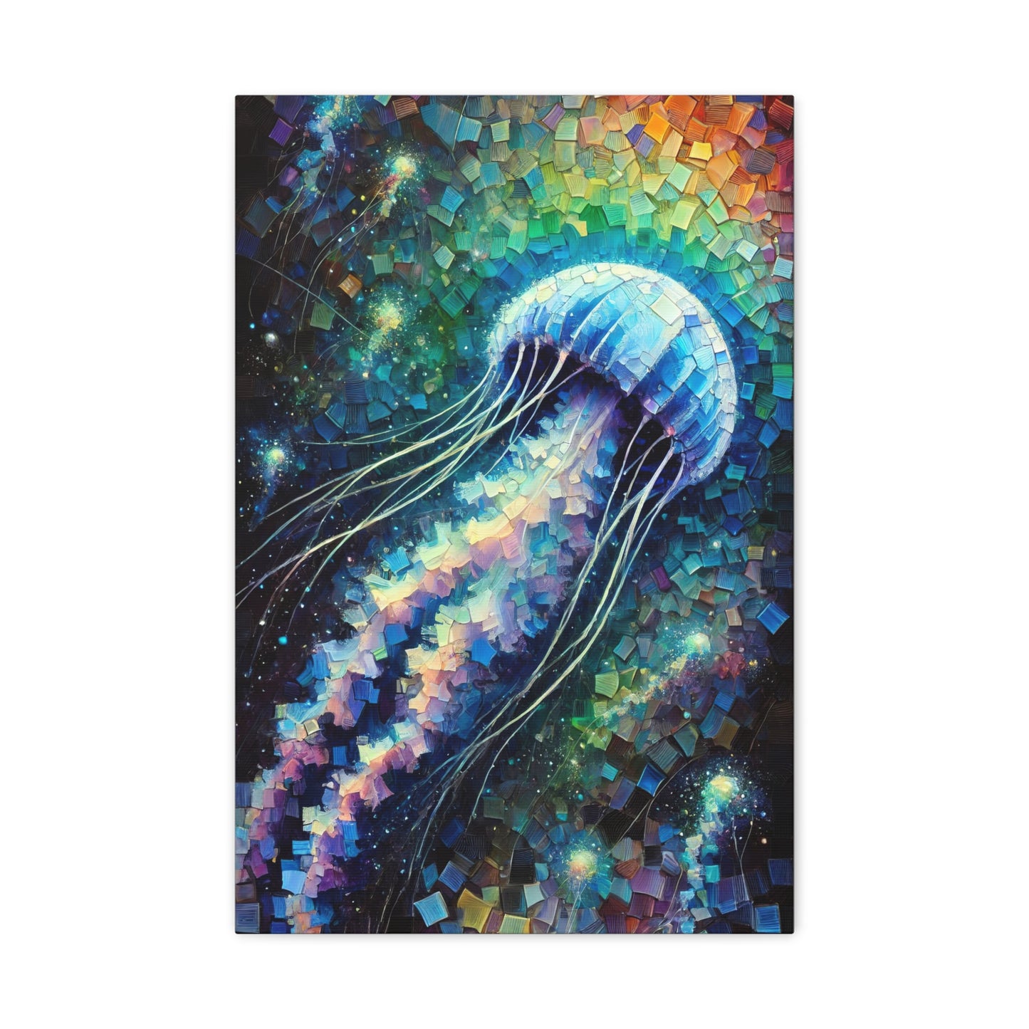 Canvas Art Print - Vibrant Jellyfish - Nelson