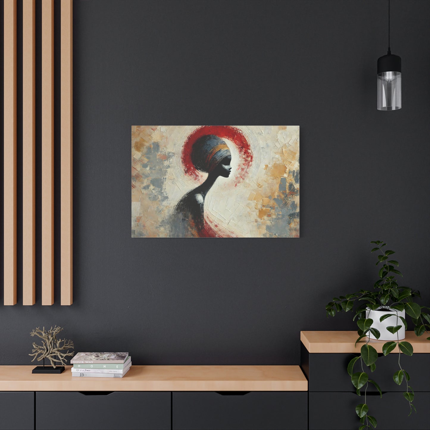 Abstract Halo Canvas Print