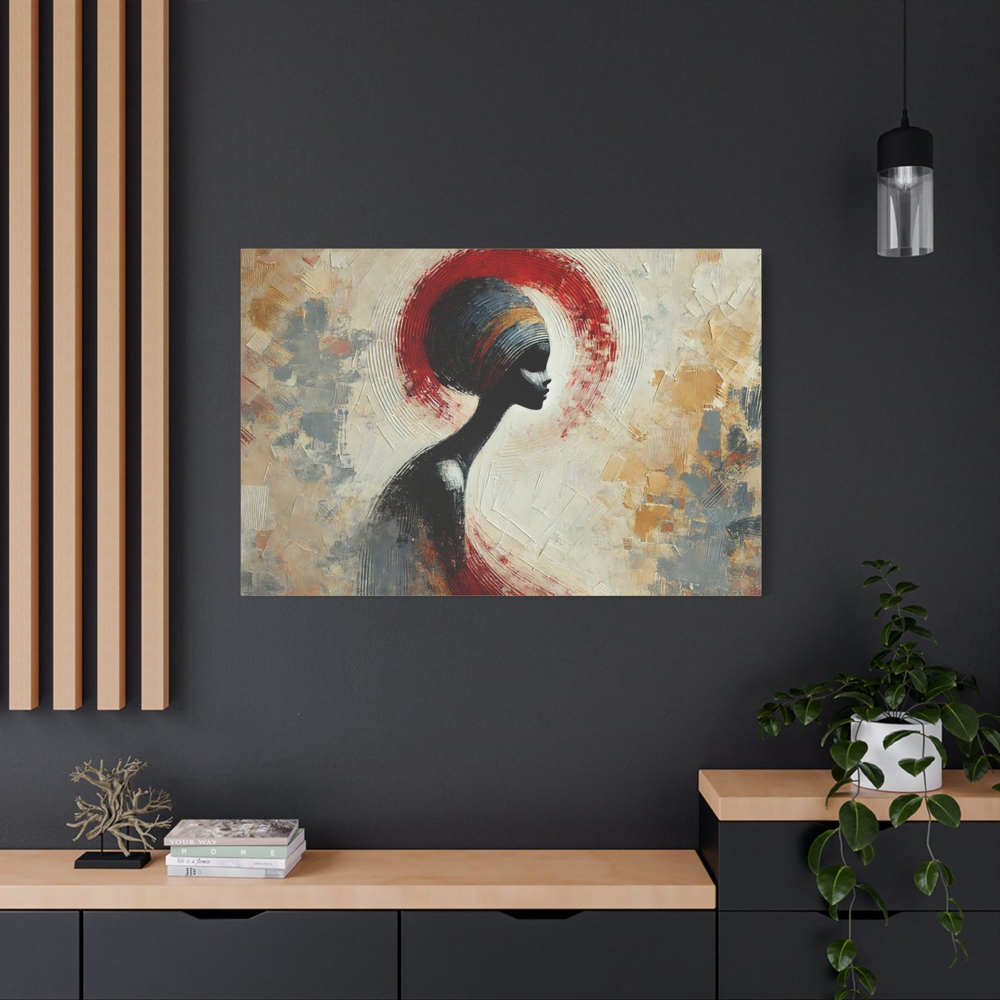 Abstract Halo Canvas Print