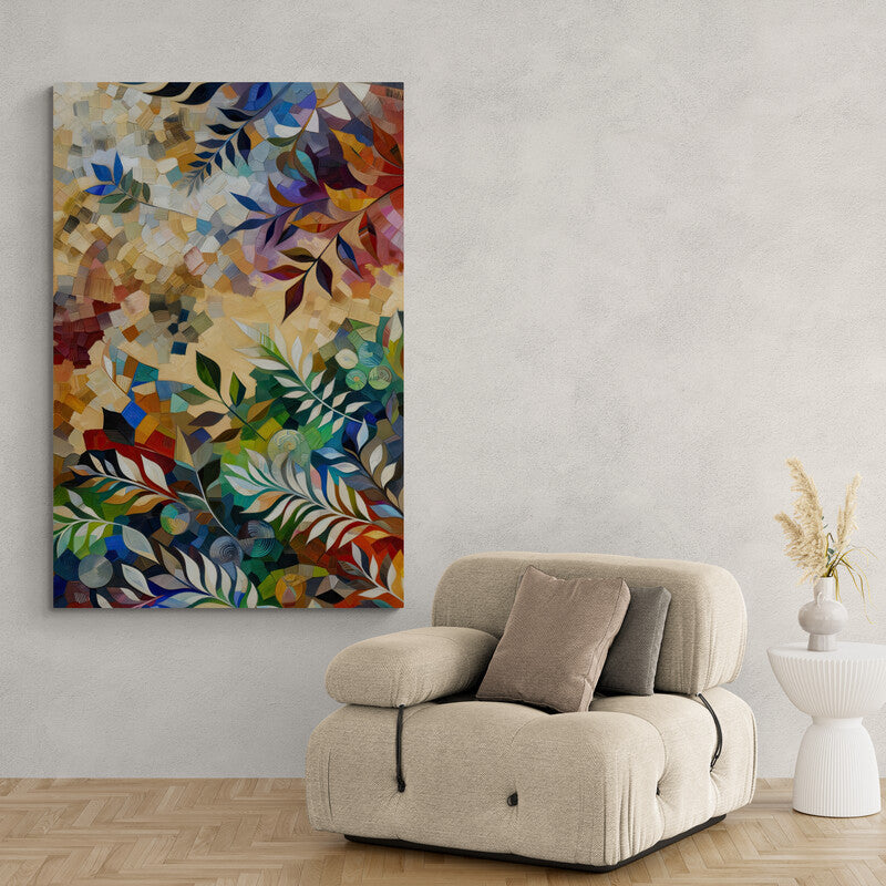 Abstract Blossom: Wall Art Print - canvas