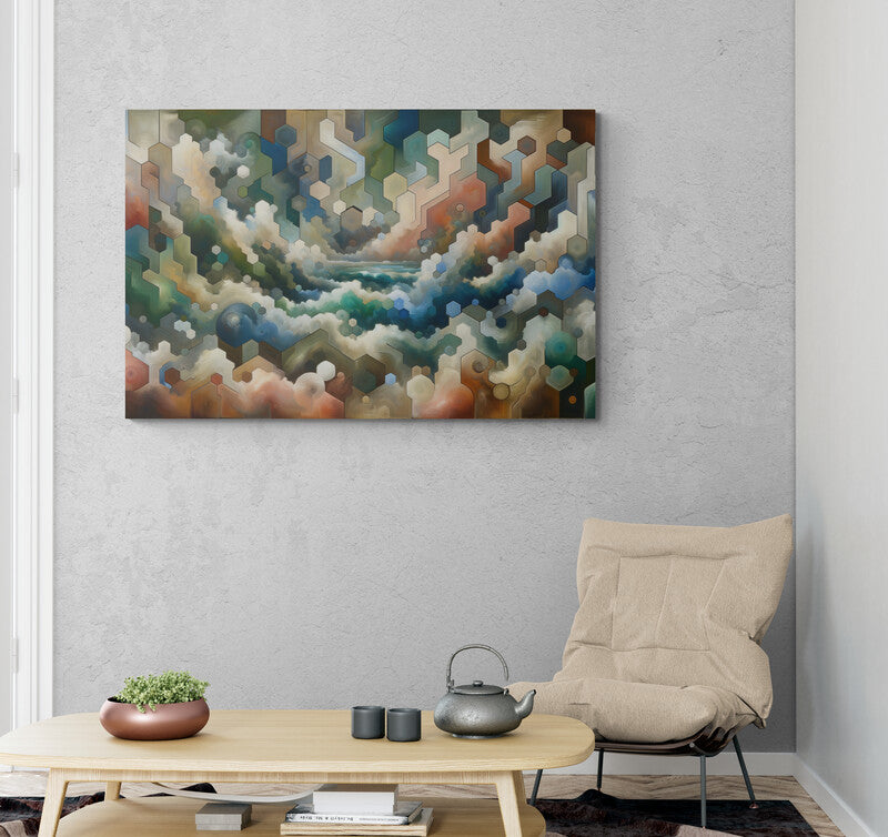 Cubist Seascapes: Wall Art Prints - canvas