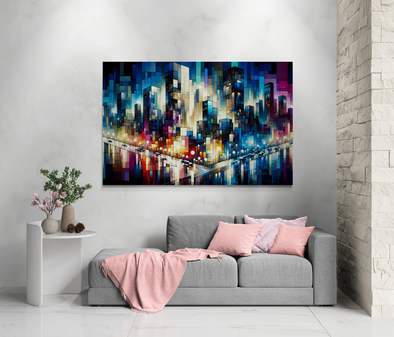 Neon Tokyo Nights Canvas Print