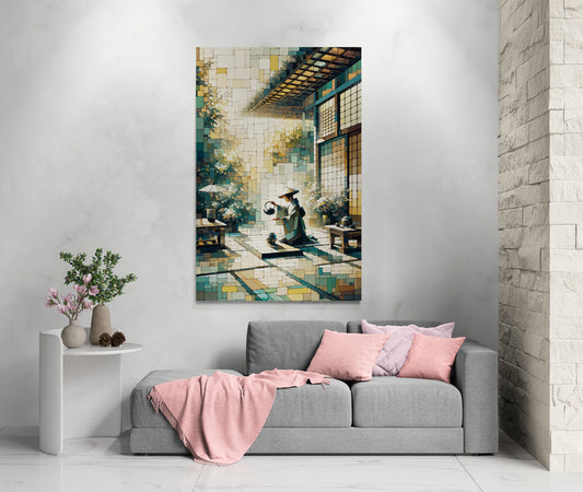 Mystical Tea Ceremony Canvas Print