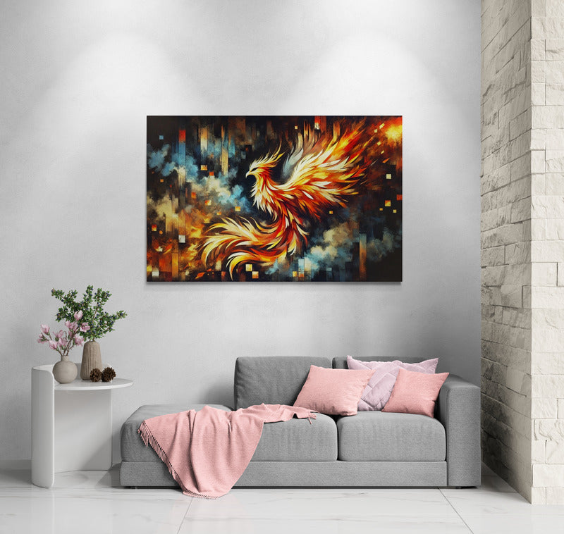 Canvas Print Phoenix Rising Art