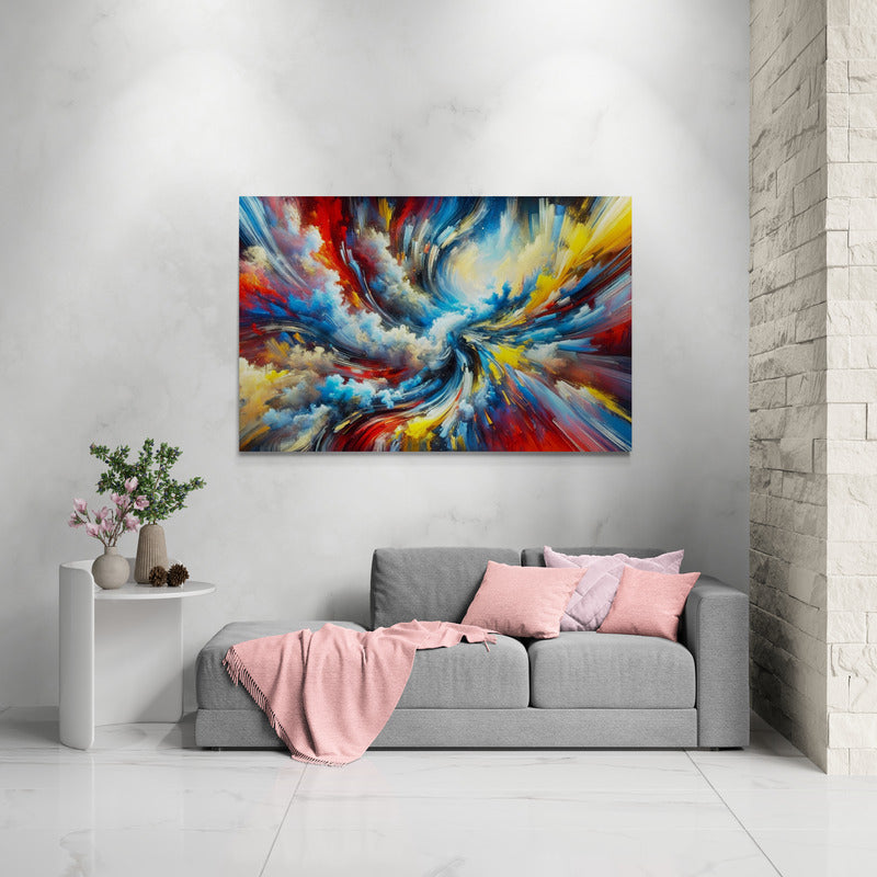 Abstract Flux Canvas Print