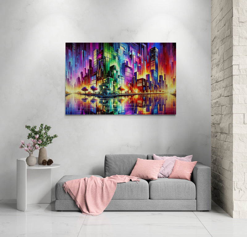 Urban Mirage Canvas Print