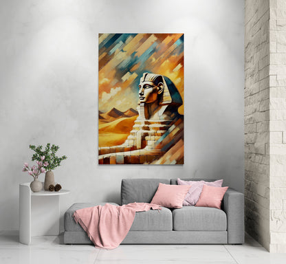 Desert Sphinx Canvas Art Print