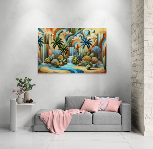 Desert Oasis Canvas Print