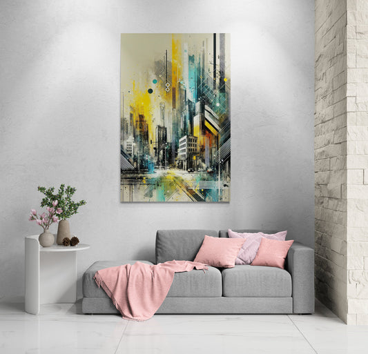 Urban Pulse II Canvas Print