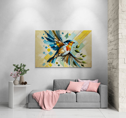 Canvas Wall Art - Bird in Motion - Carter