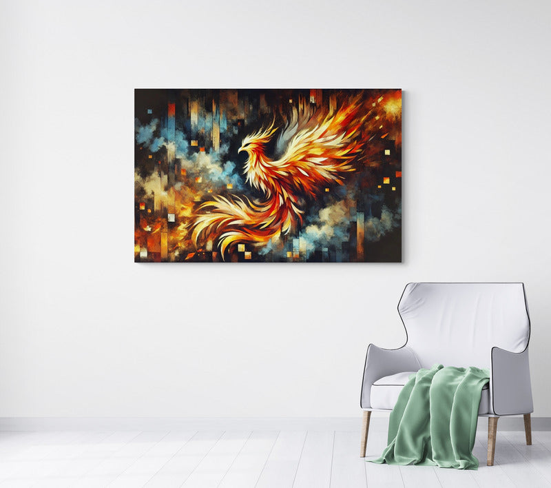 Canvas Print Phoenix Rising Art