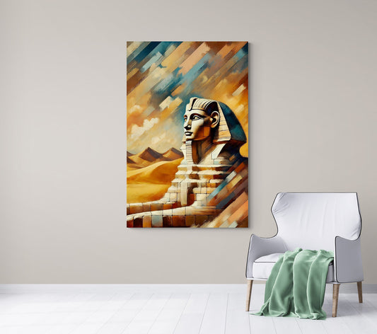 Desert Sphinx Canvas Art Print