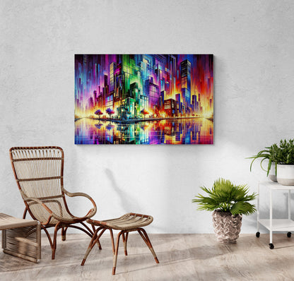 Urban Mirage Canvas Print