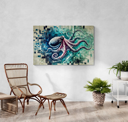 Canvas Wall Art - Octopus Allure