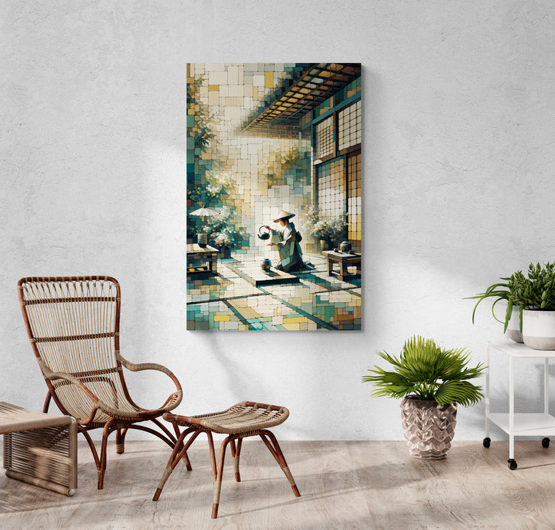 Mystical Tea Ceremony Canvas Print