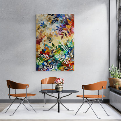 Abstract Blossom: Wall Art Print - canvas